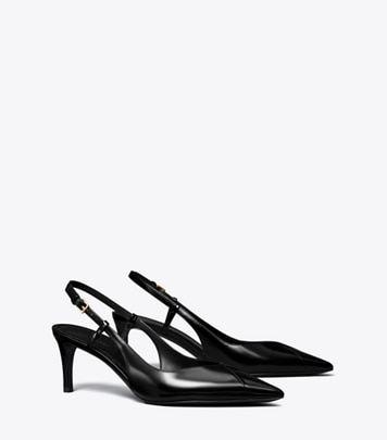 Pierced Slingback Heel