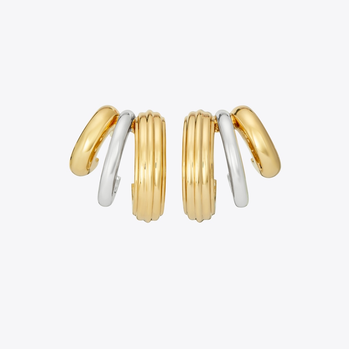 silver925］Wide hoop Pierce (Gold) – TRES