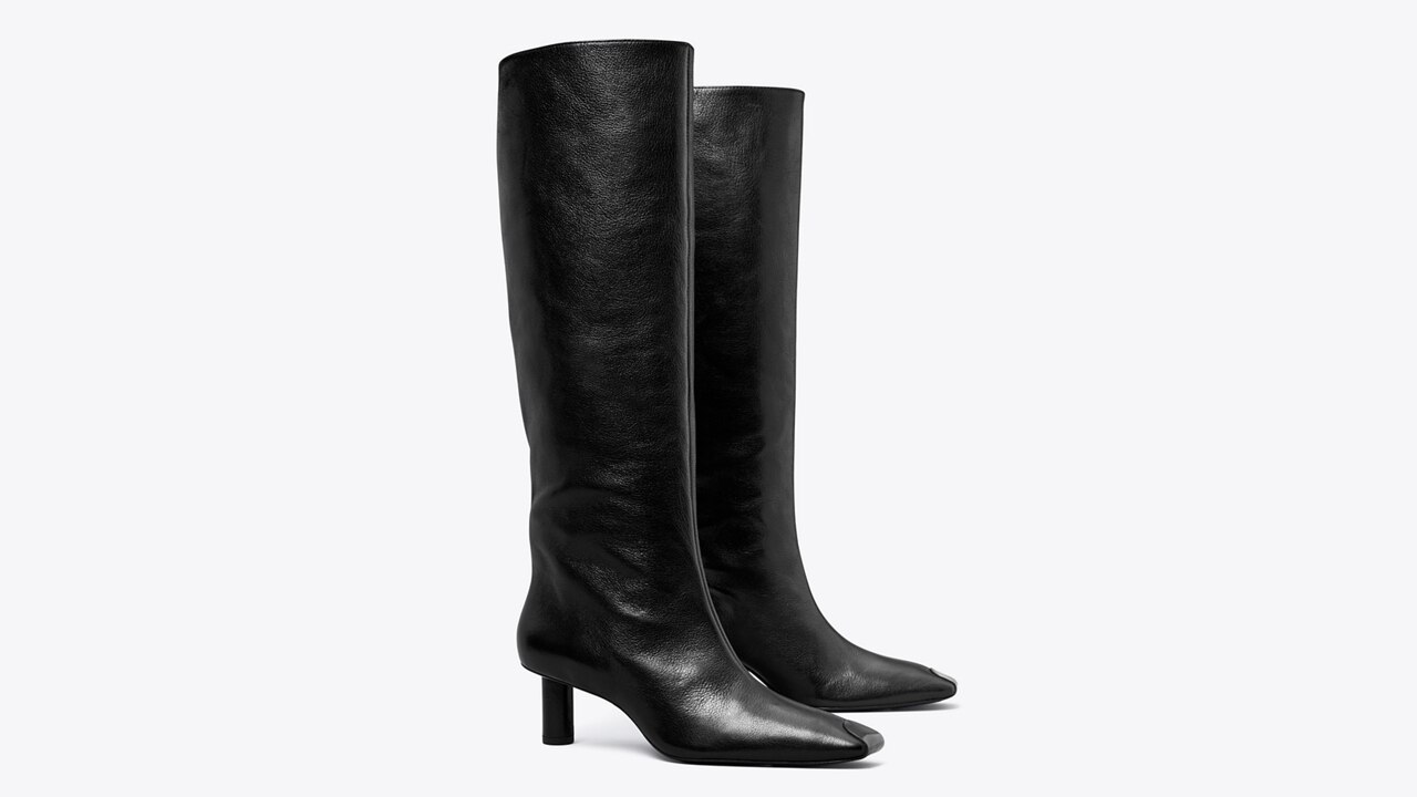 Tory burch outlet high heel boots