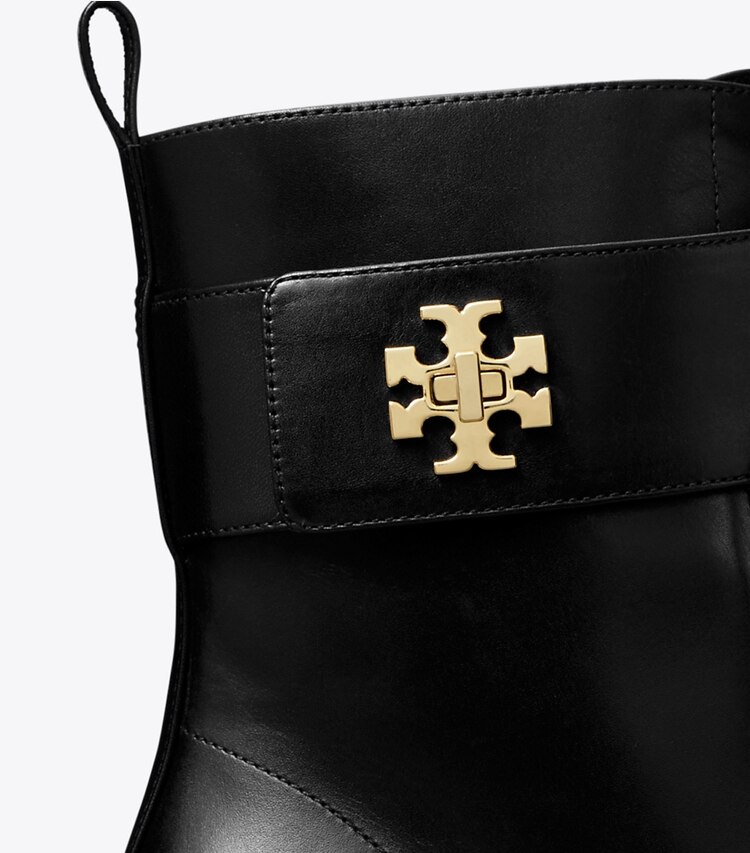 Tory Burch designer ブーティ Tロック レースアップブーツ in PERFECT BLACK ディテール