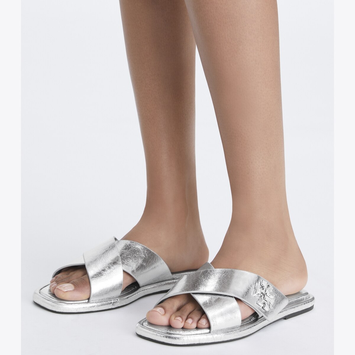 TORY BURCH Tロッククロススライト 1655890 020 Turnlock Cross-Band Slide: Women's Designer Sandals | Tory Burch