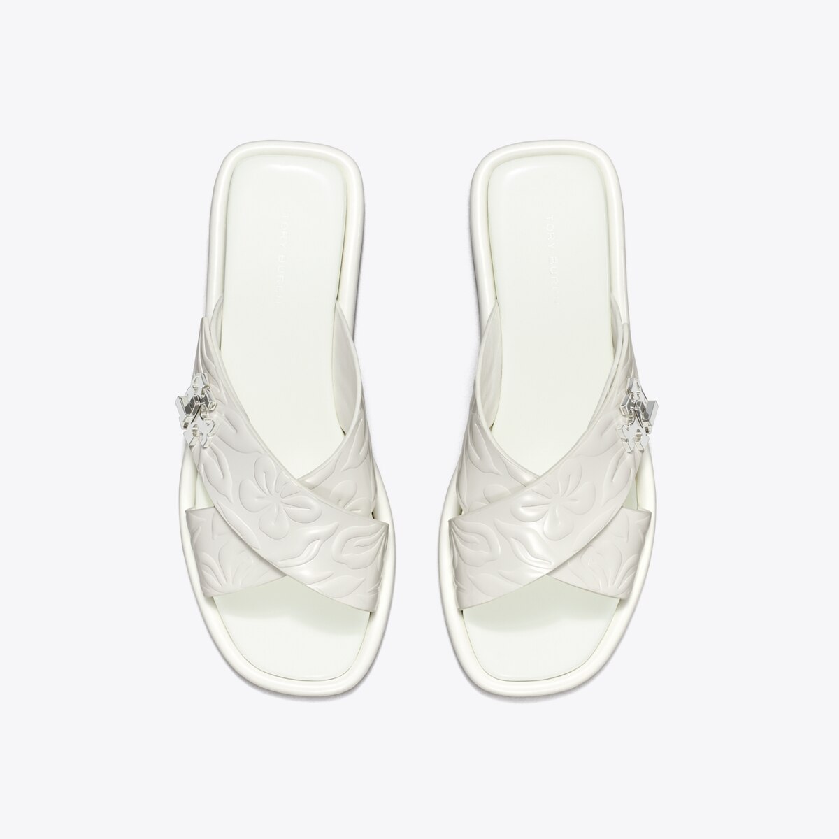送料込/関税込■Tory Burch■Turnlock レザースライド Turnlock Cross-Band Slide: Women's Designer Sandals | Tory Burch
