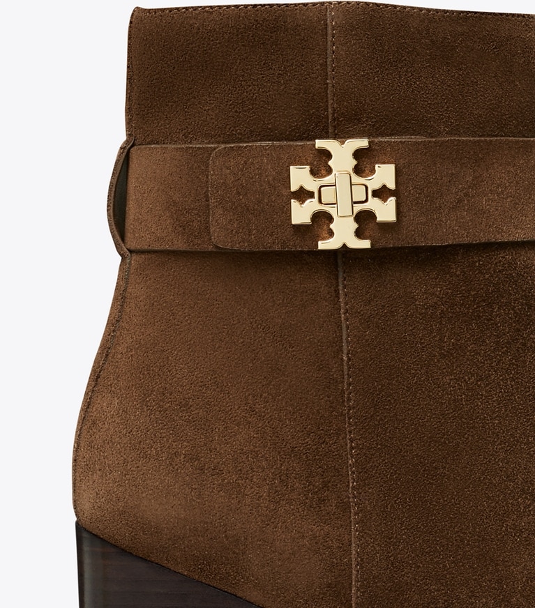 Tory Burch designer stiefeletten Turnlock Heeled Ankle Boot in MUSTANG angle