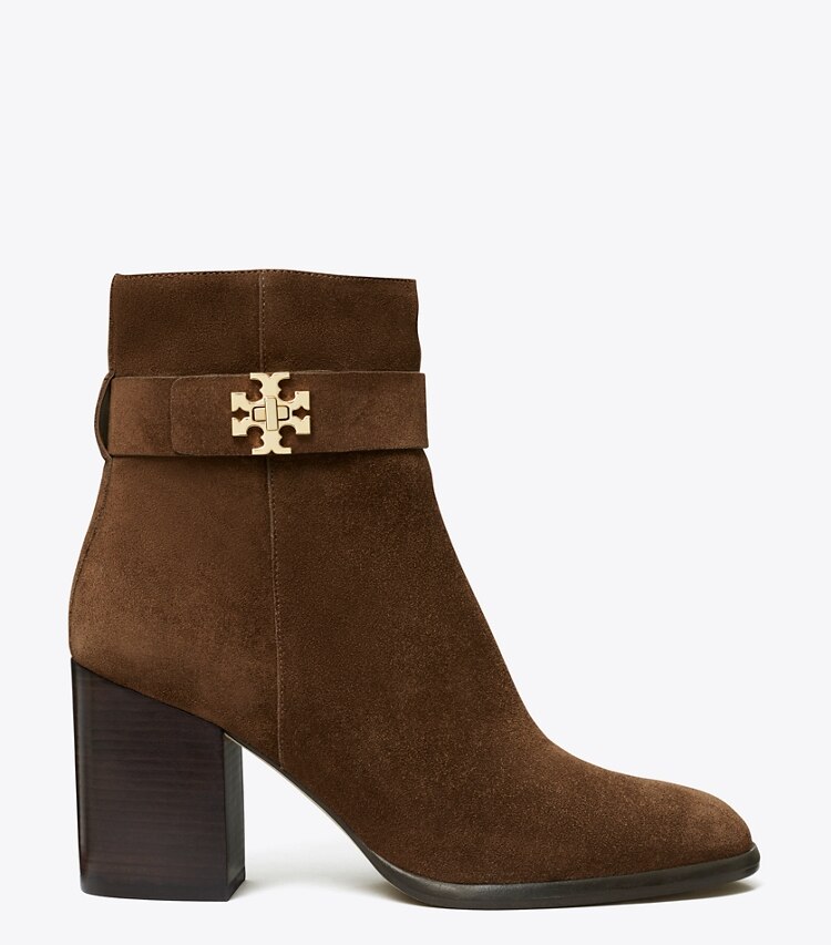 Tory Burch designer stiefeletten Turnlock Heeled Ankle Boot in MUSTANG side