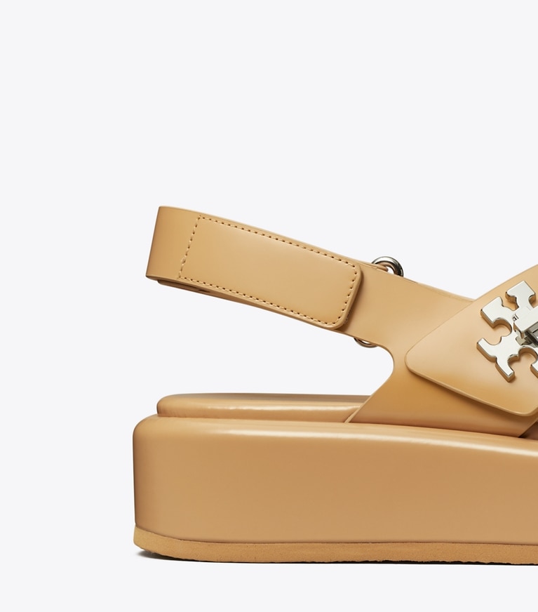 Tory Burch designer sandals Turnlock Platform Sandal in Cantucci angle