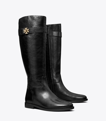 ブーツその他 Tory Burch Boots 648 New TORY BURCH The Riding Boot,8,Brooke.High,Knee,Logo