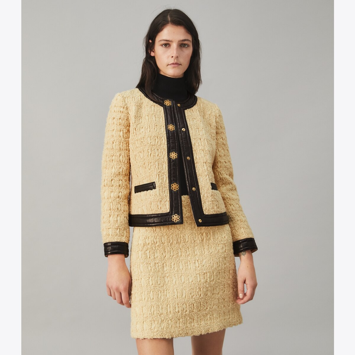 ジャケット TORY BURCH BLACK TWEED BLAZER Tory Burch Tweed Evening Jacket | eBay