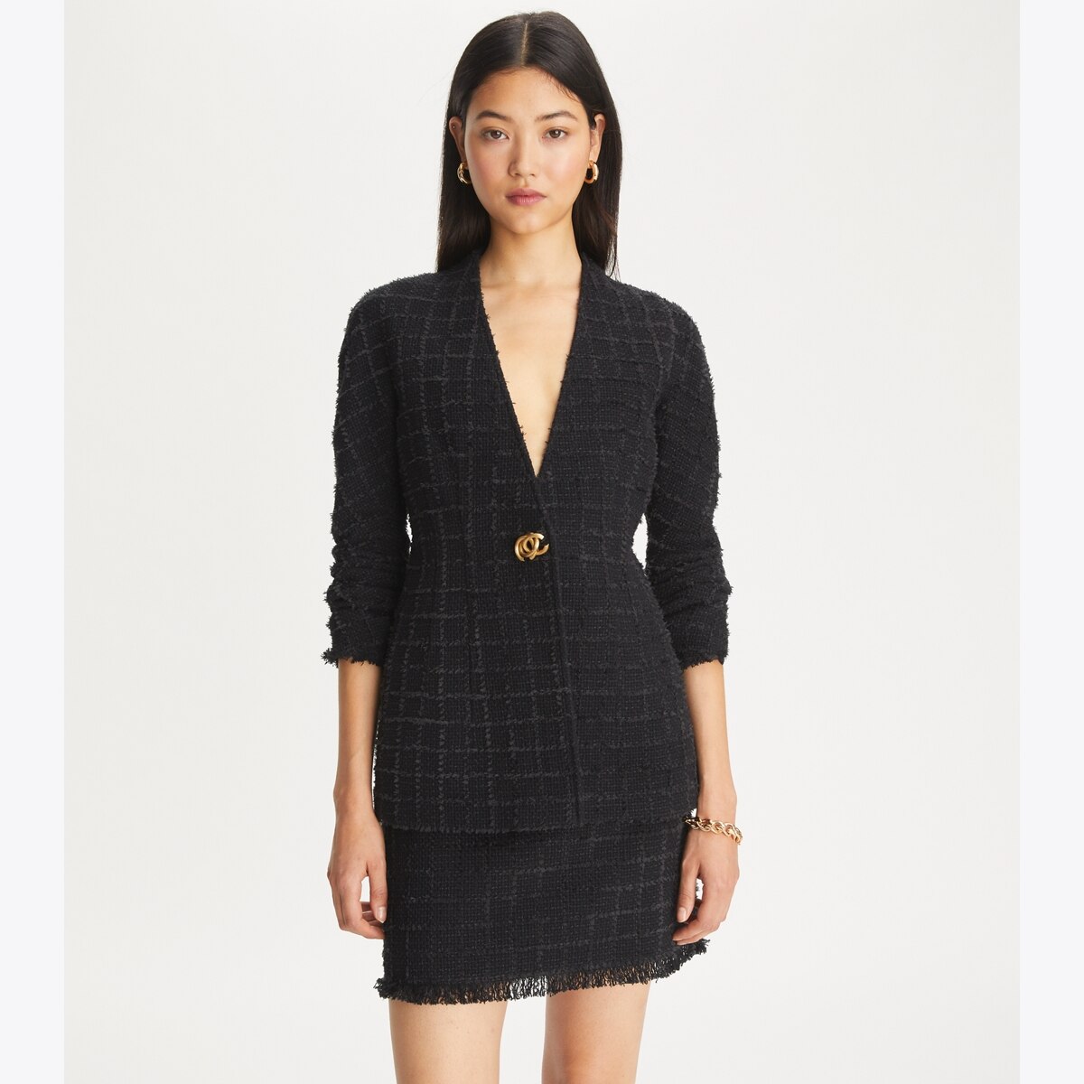 Tweed Mini Skirt: Women's Designer Bottoms | Tory Burch