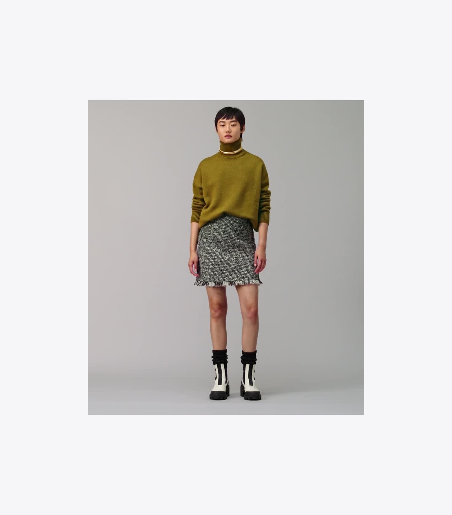 Tweed Mini Skirt