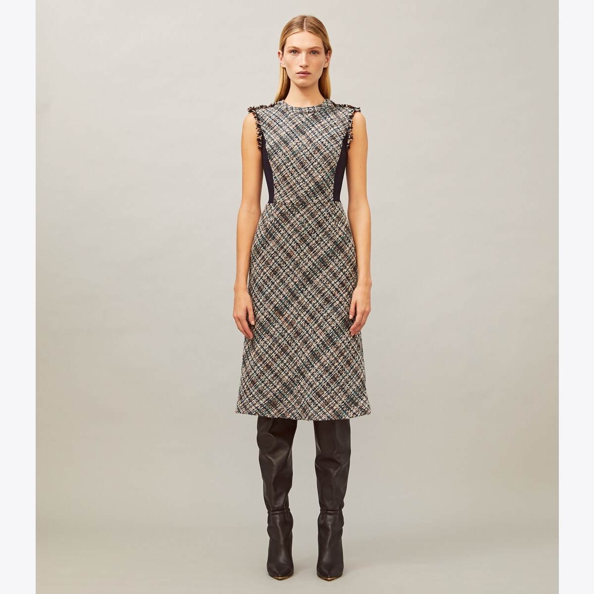 tweed-pencil-dress-on-model-