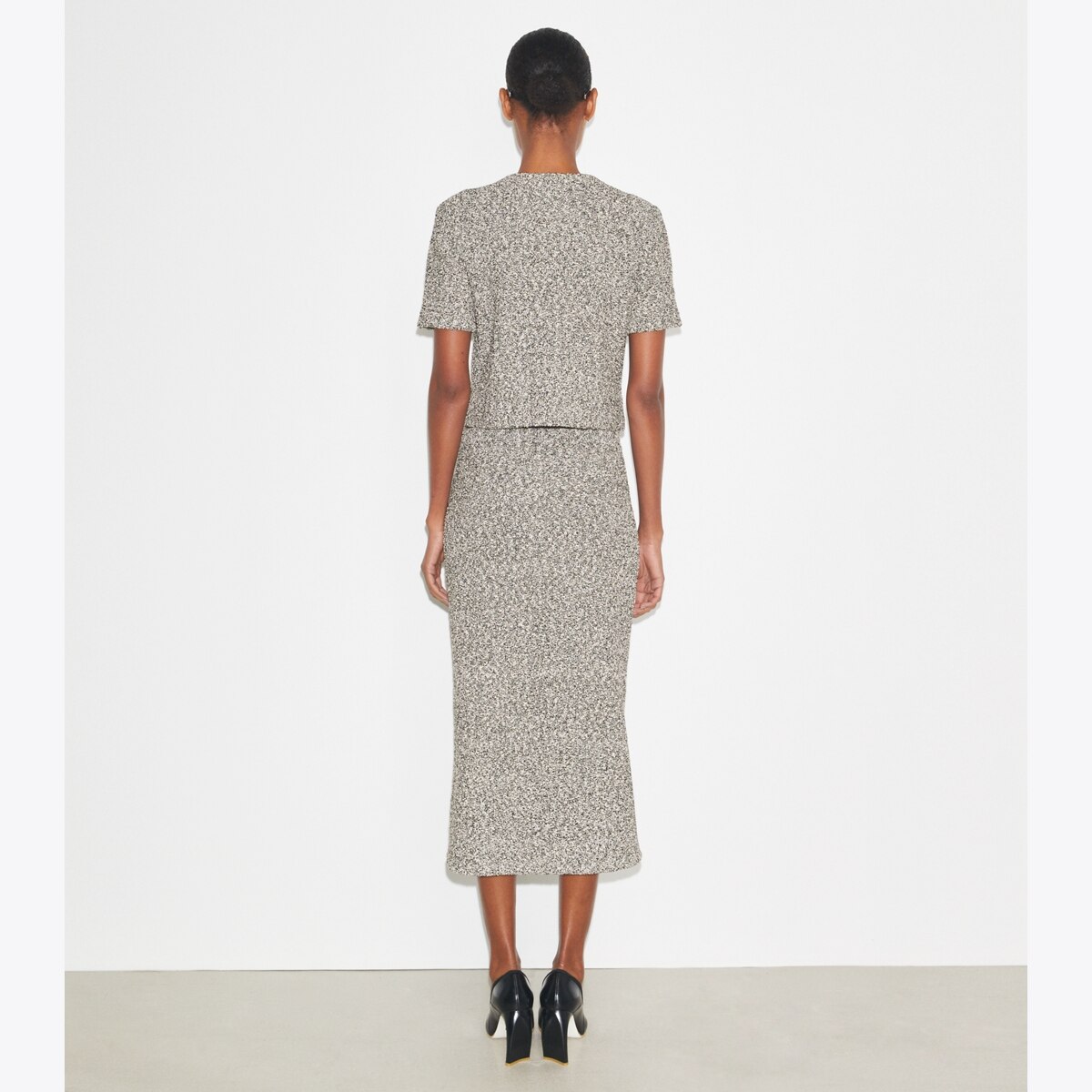 【関税&送料込】Tory Burch Embroidered Tweed Skirt Tory Burch Embroidered Tweed Skirt In Multicoloured - 36