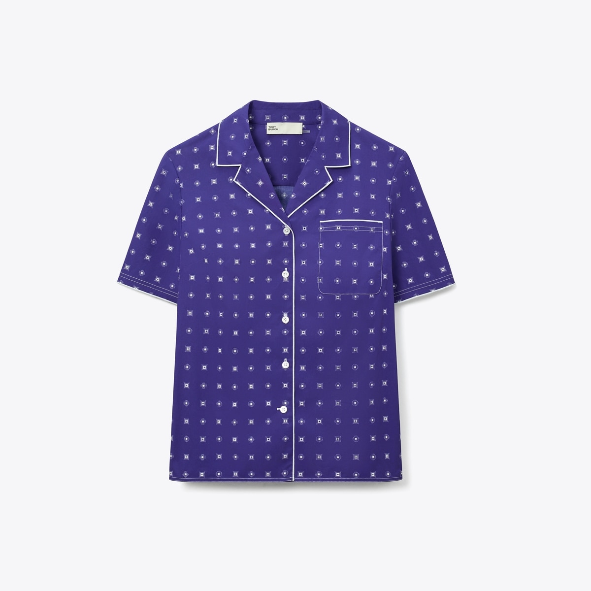 Twill Camp Shirt: Women's Designer Coverups | Tory Burch