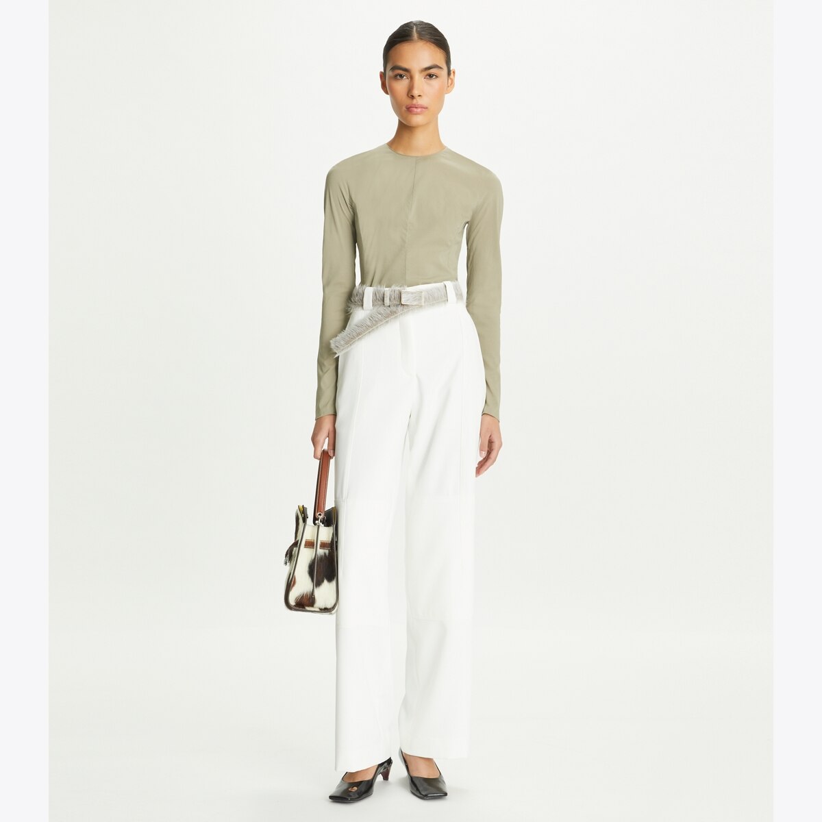 【Tory Burch】コットンカーゴパンツ ホワイト Twill Cargo Pant: Women's Designer Bottoms | Tory Burch