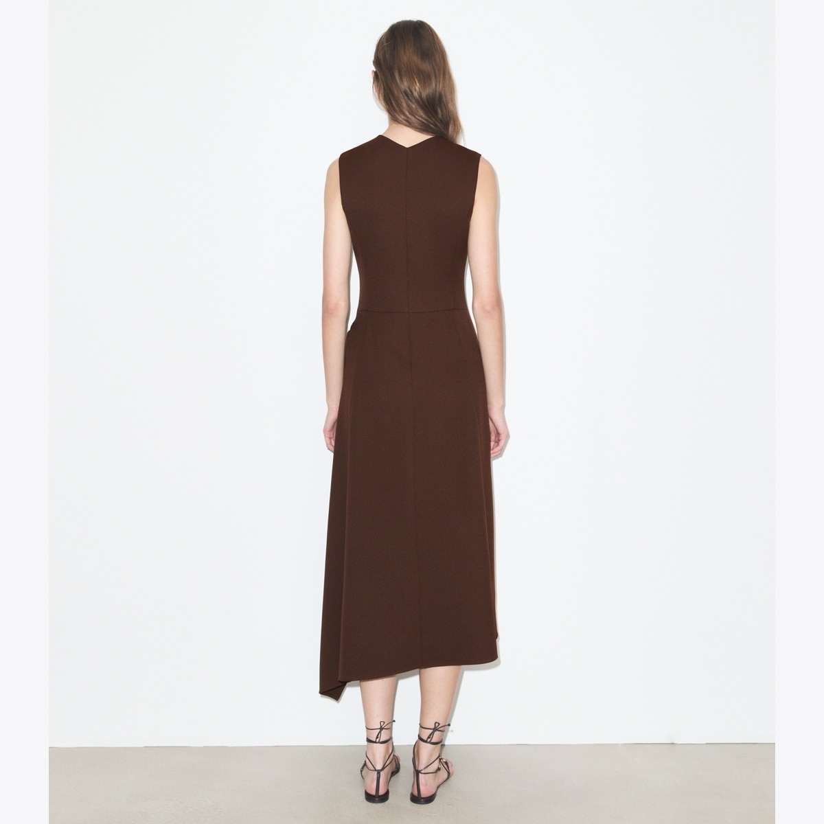 TWILL WRAP DRESS - thumbnail 3