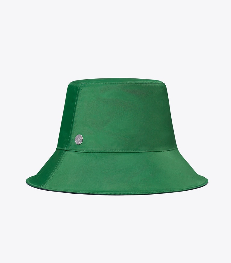 Tory Burch designer hats Twist Bucket Hat in Basil front