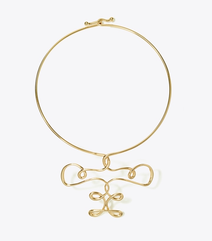 Twisted Collar Necklace: Women's Designer Necklaces | Tory Burch
