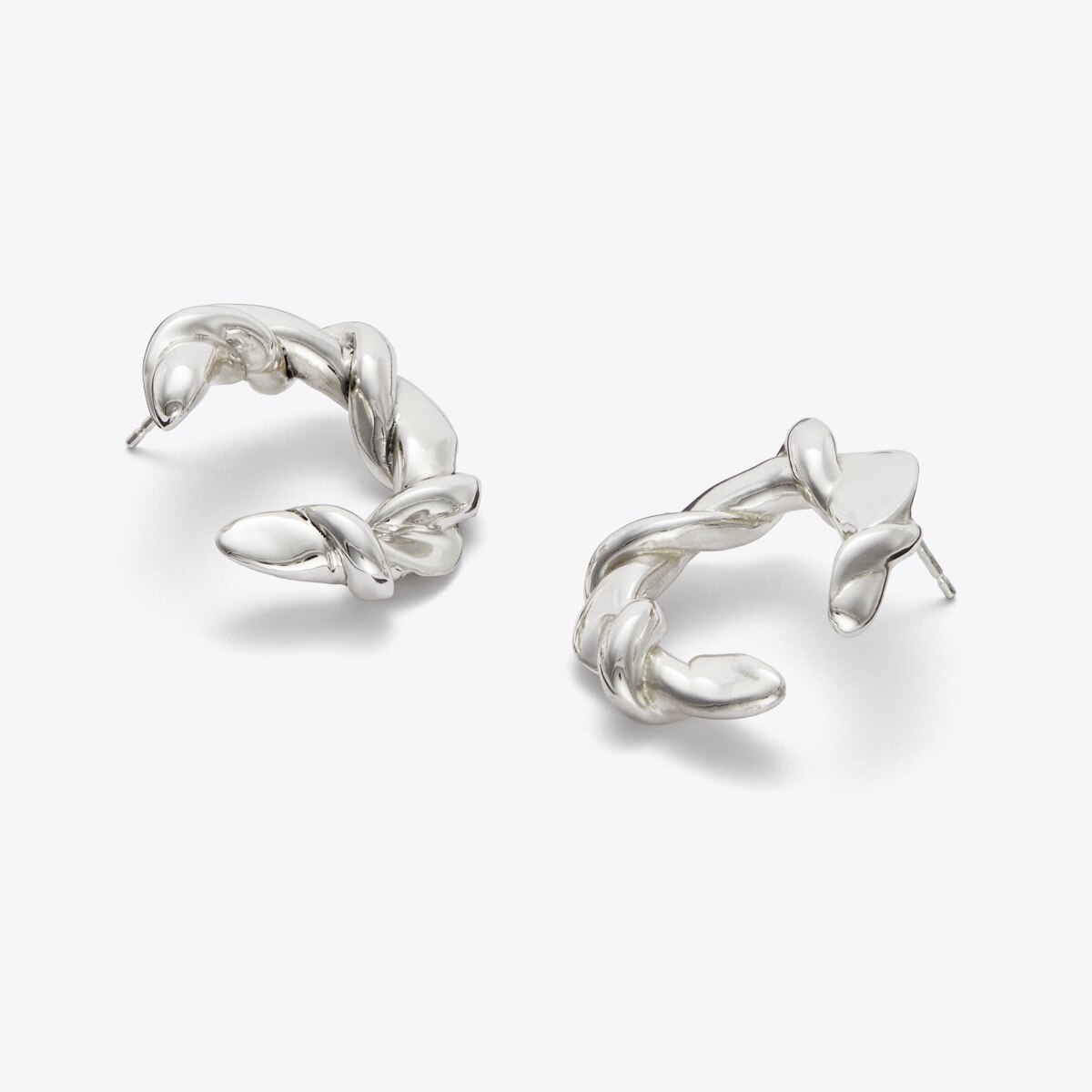 Twisted T Loop Earring: Women's Designer Earrings | Tory Burch