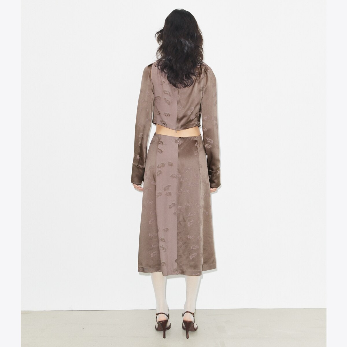 TWISTED VISCOSE DRESS - thumbnail 3