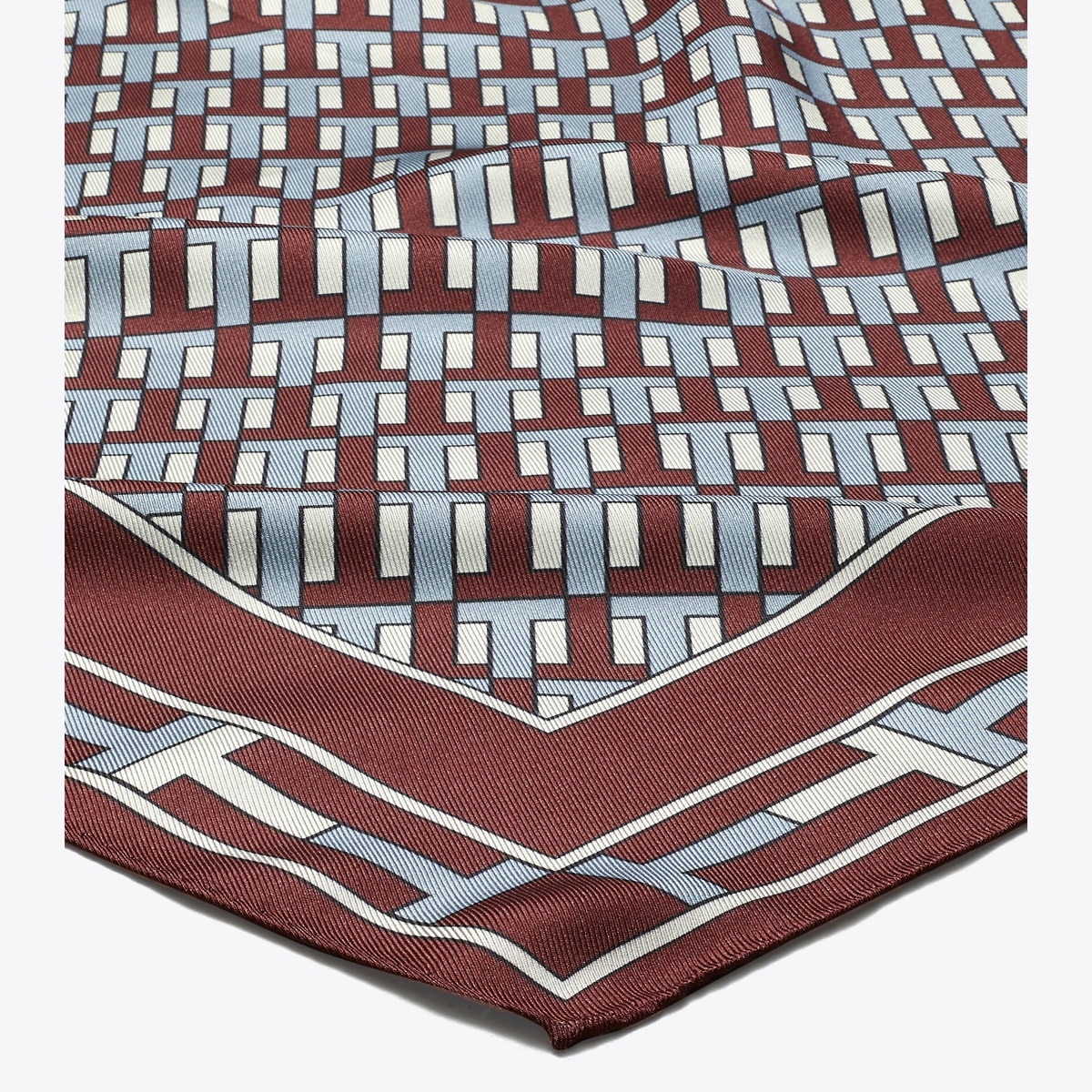 Two for T Double-Sided Silk Neckerchief: Women's Designer