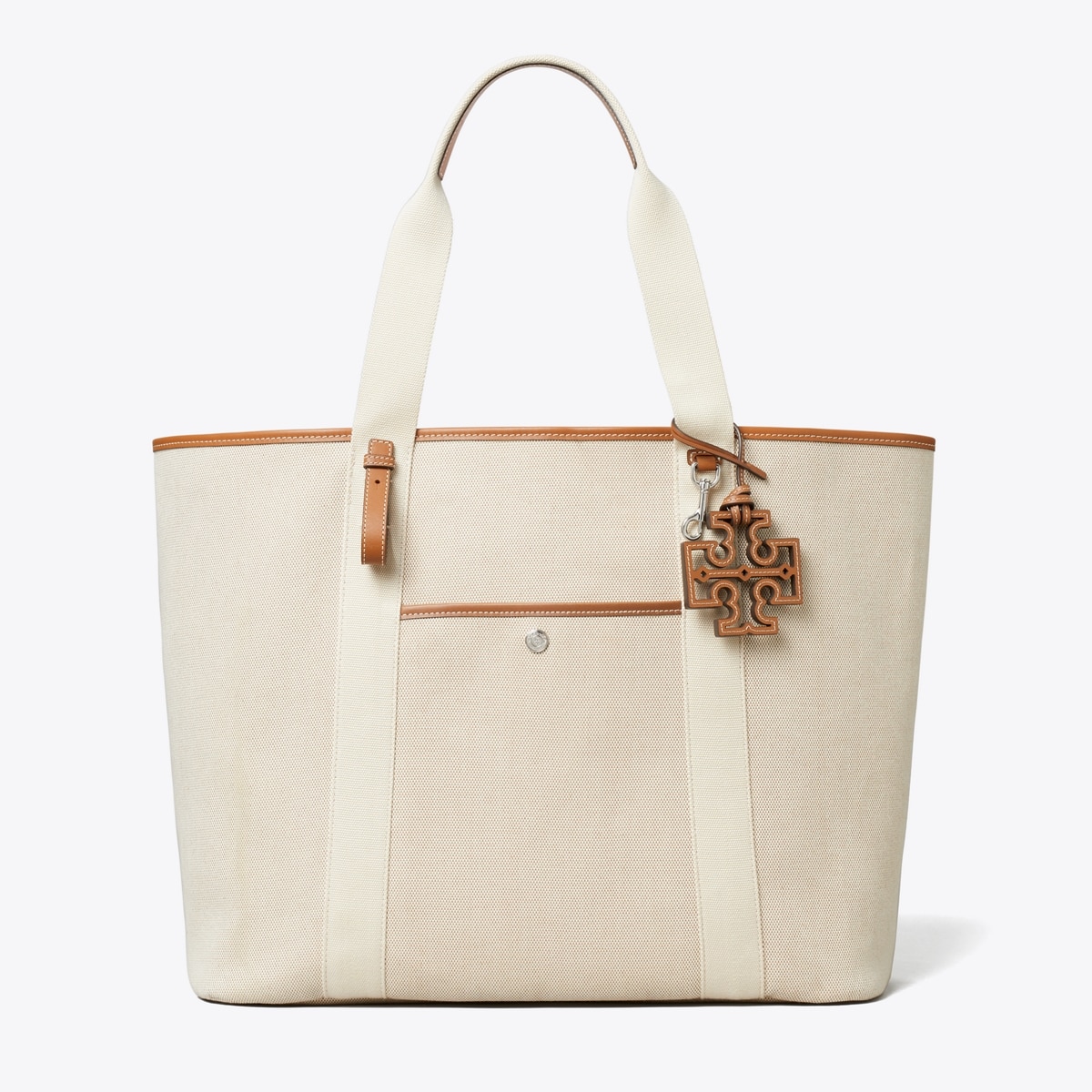 TWO-TONE CANVAS TENNIS TOTE - thumbnail 2