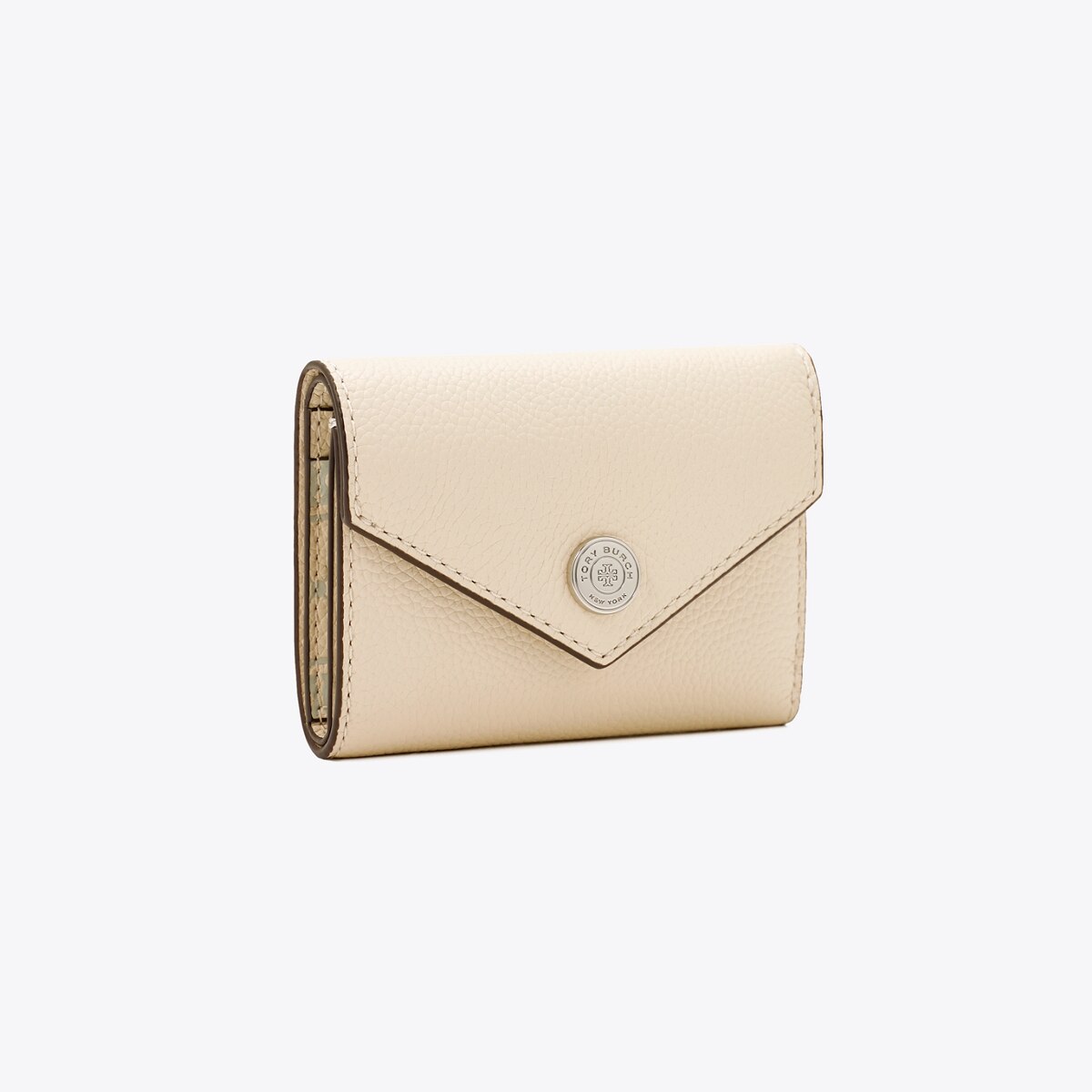 ギータ　トリーバーチ　Tモノグラム コントラスト エンボス ミニウォレット Tモノグラム コントラスト エンボス スモール エンベロープウォレット