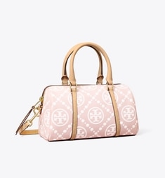 Tory Burch【関税送料込】Tロックメタリックレザースライド tモノグラム-コントラスト-