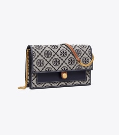 Tモノグラム ジャカード チェーン ウォレット: ウィメンズ | Tory Burch JP