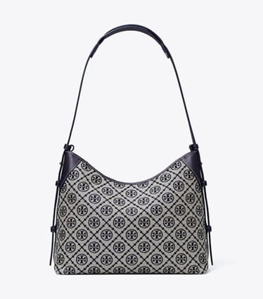 Tory Burch designer schultertaschen Umhängetasche mit T-Monogramm in Tory Navy front