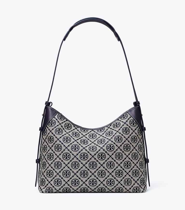 Tory Burch designer schultertaschen Umhängetasche mit T-Monogramm in Tory Navy angle