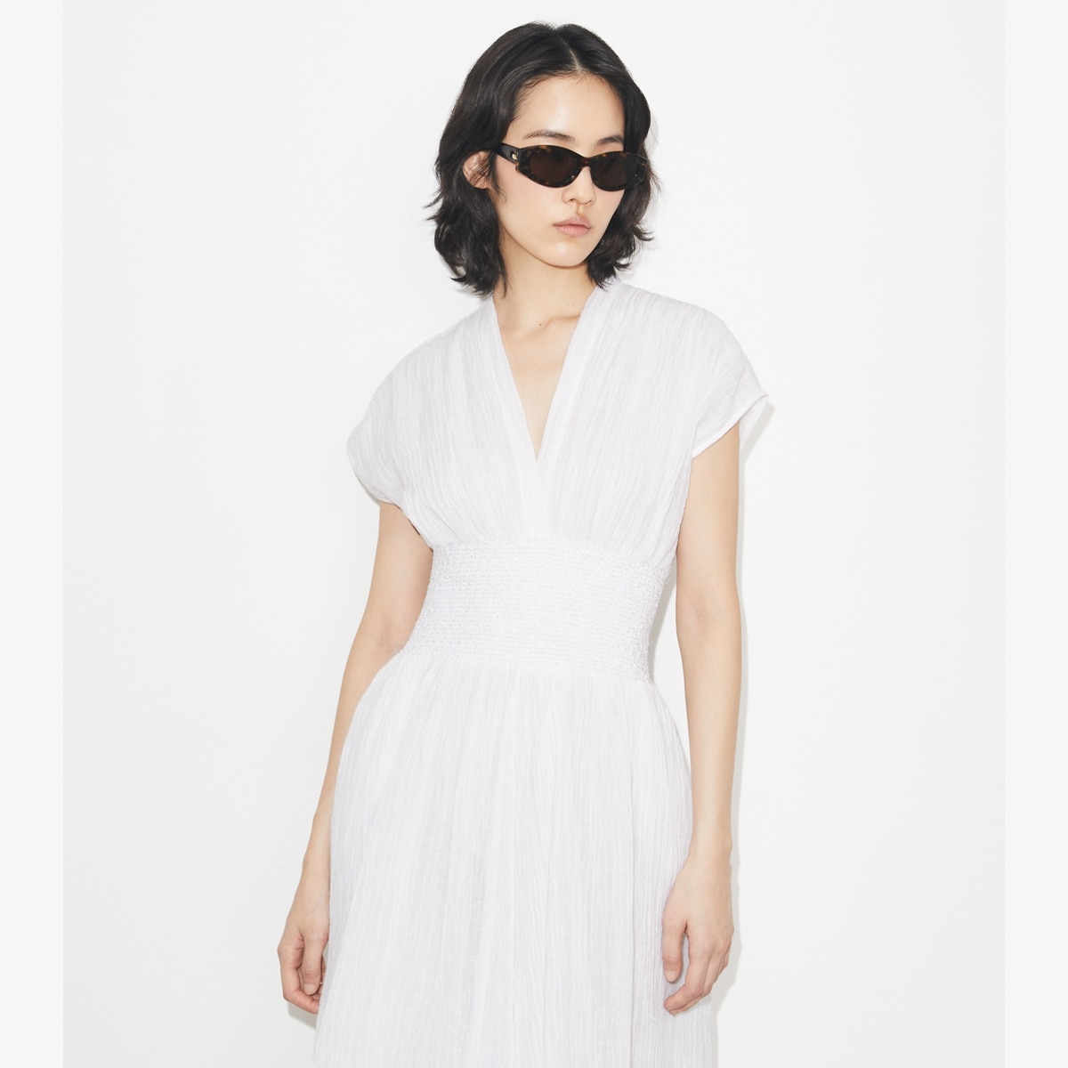 a line prom dress with sleeves Designer Two-Piece A-Line Prom Dress with Beading and 3/4-Length Sleev –  Newinlook main image 0