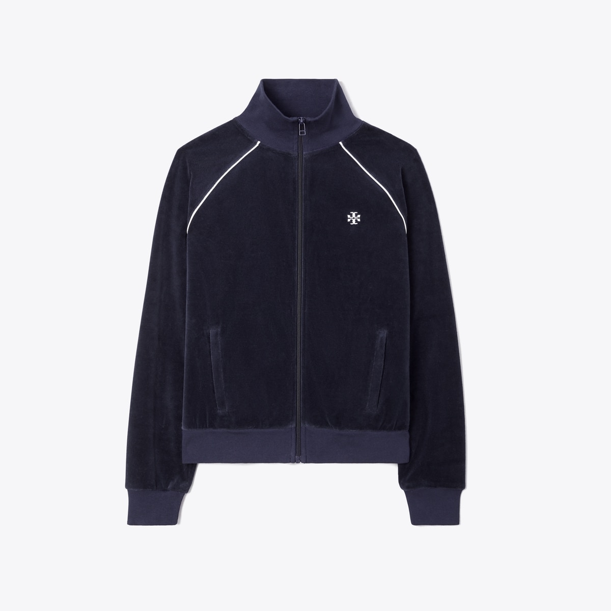 Velour Track Jacket: Women's Designer Jackets | Tory Sport