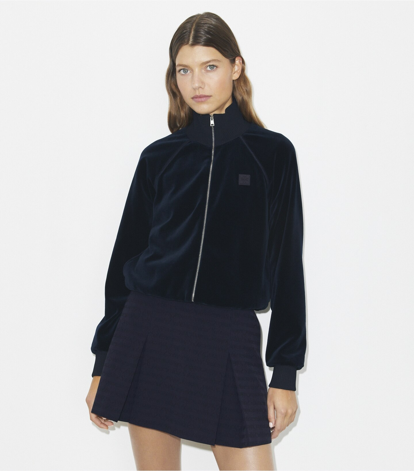 Velour Track Jacket