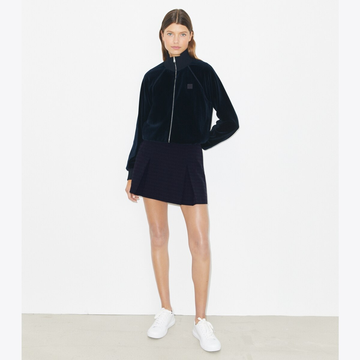 Velour Track Jacket: Women's Designer Jackets | Tory Burch