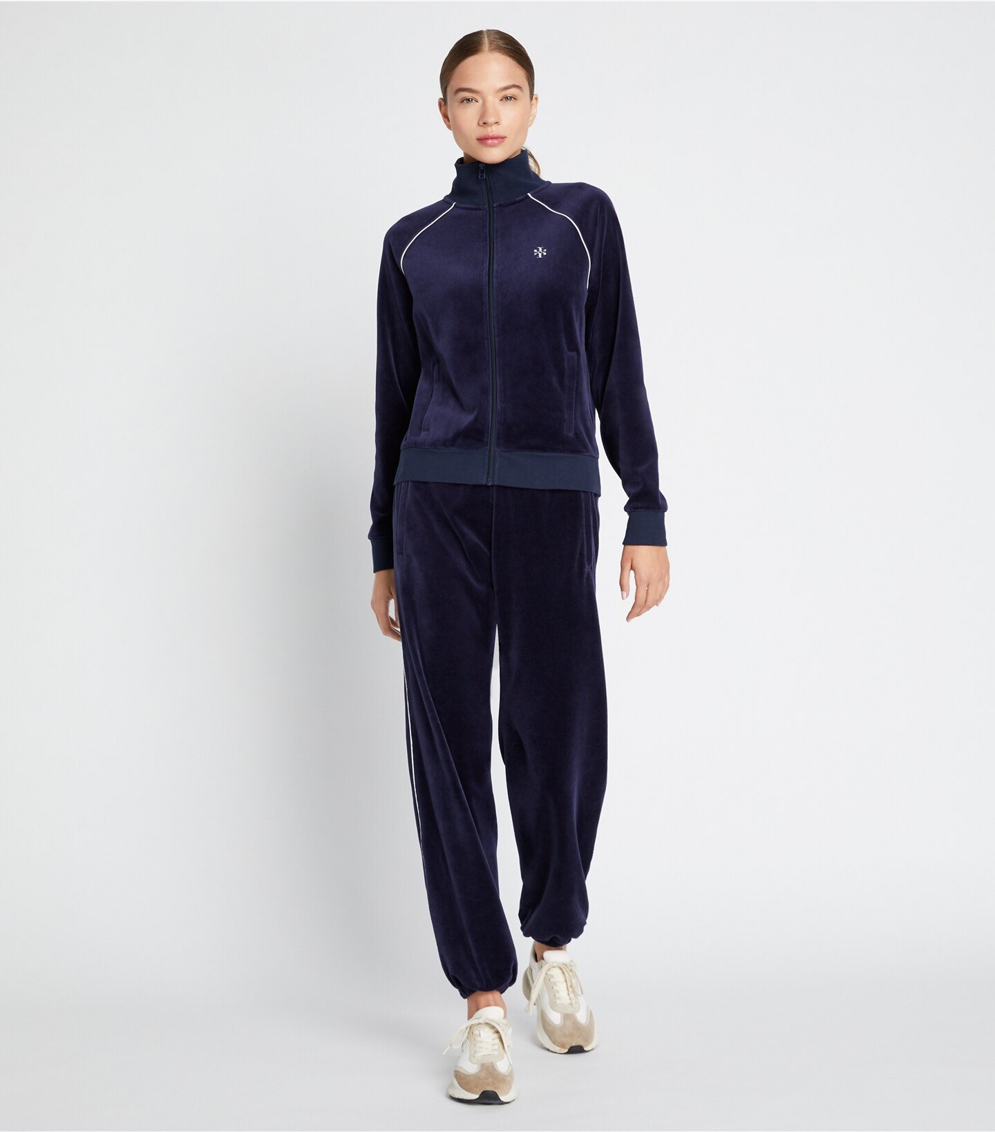 Velour Track Jacket