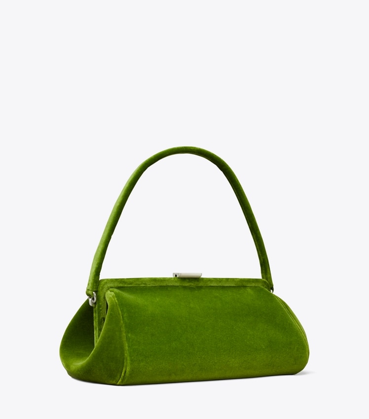 Velvet Frame Clutch by Tory Burch