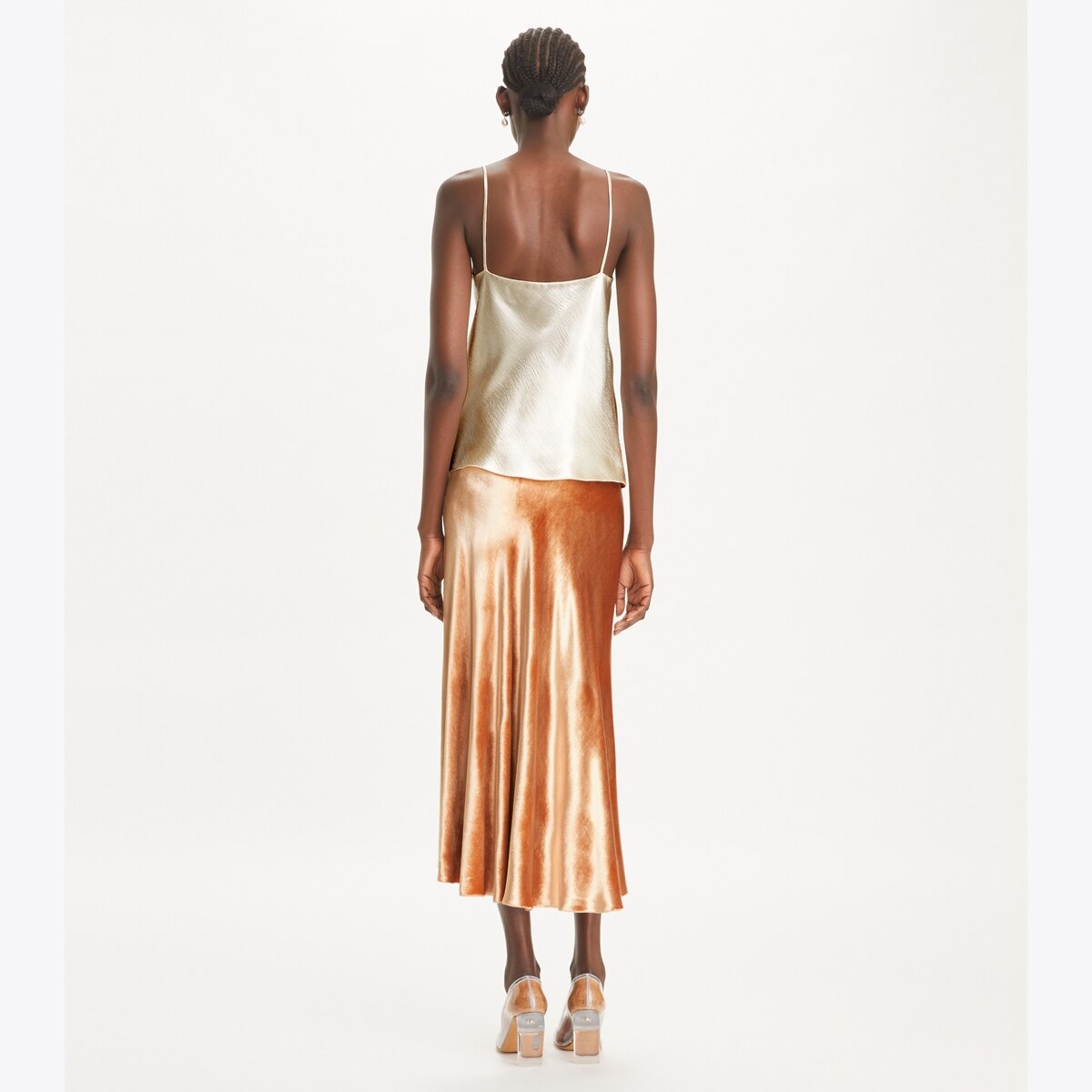スカート TORY BURCH BROWN VISCOSE SKIRT Embroidered Skirt: Women's Designer Bottoms | Tory Burch