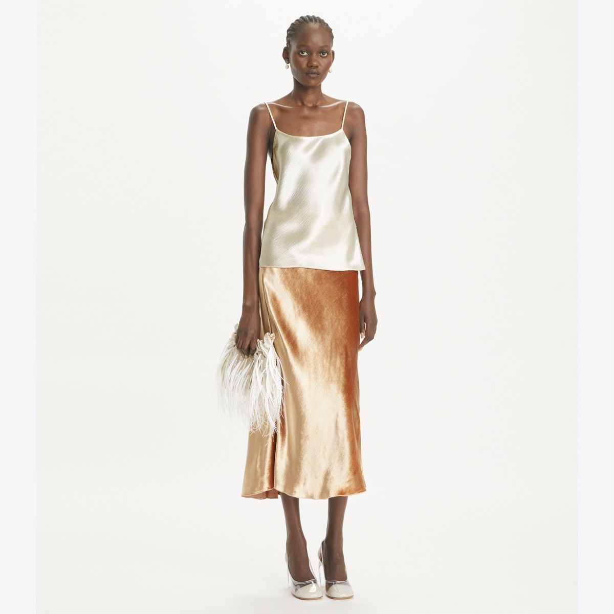 Velvet Skirt: Women's Designer Bottoms | Tory Burch