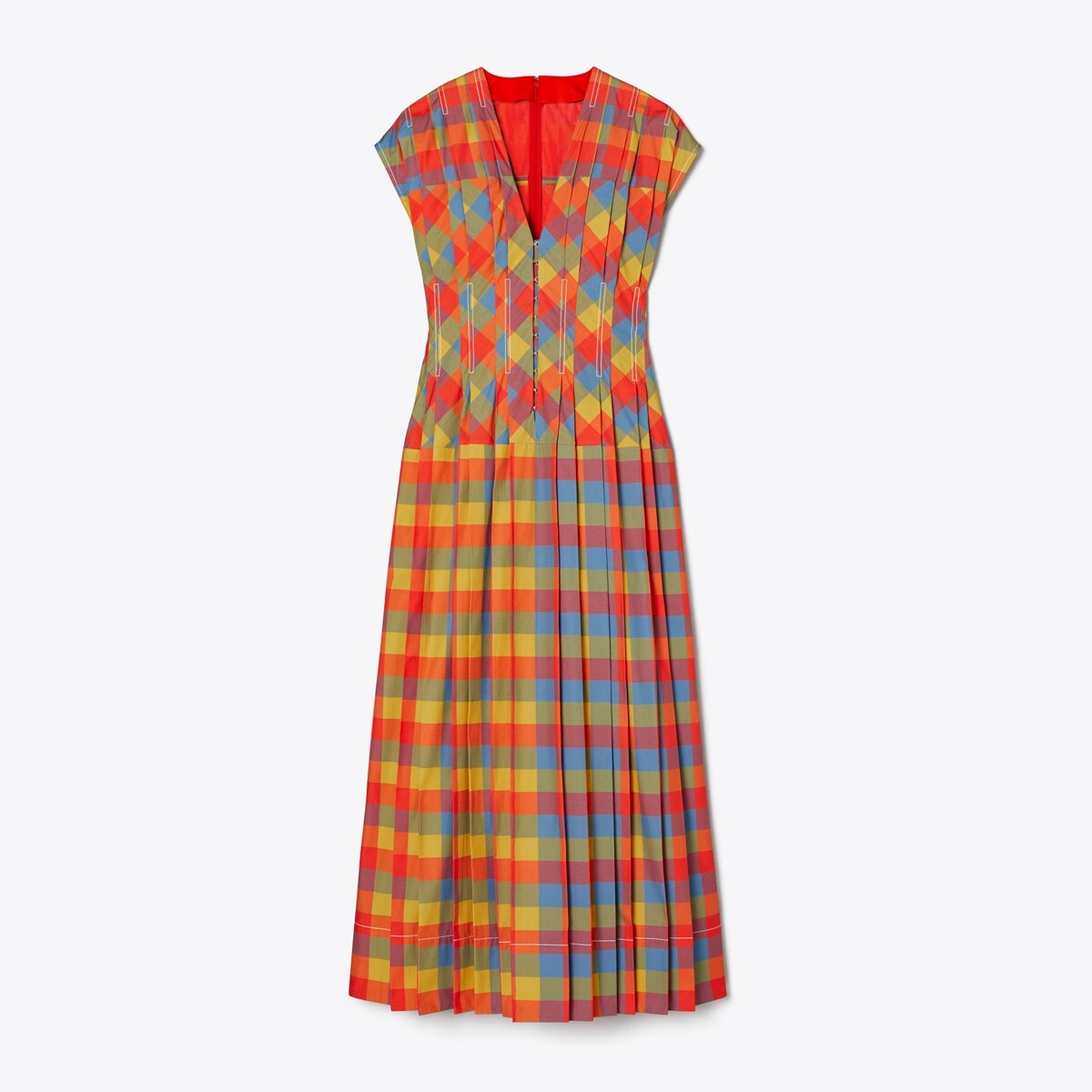 Veronica Plaid Claire McCardell Dress: Women's Designer Dresses | Tory Burch