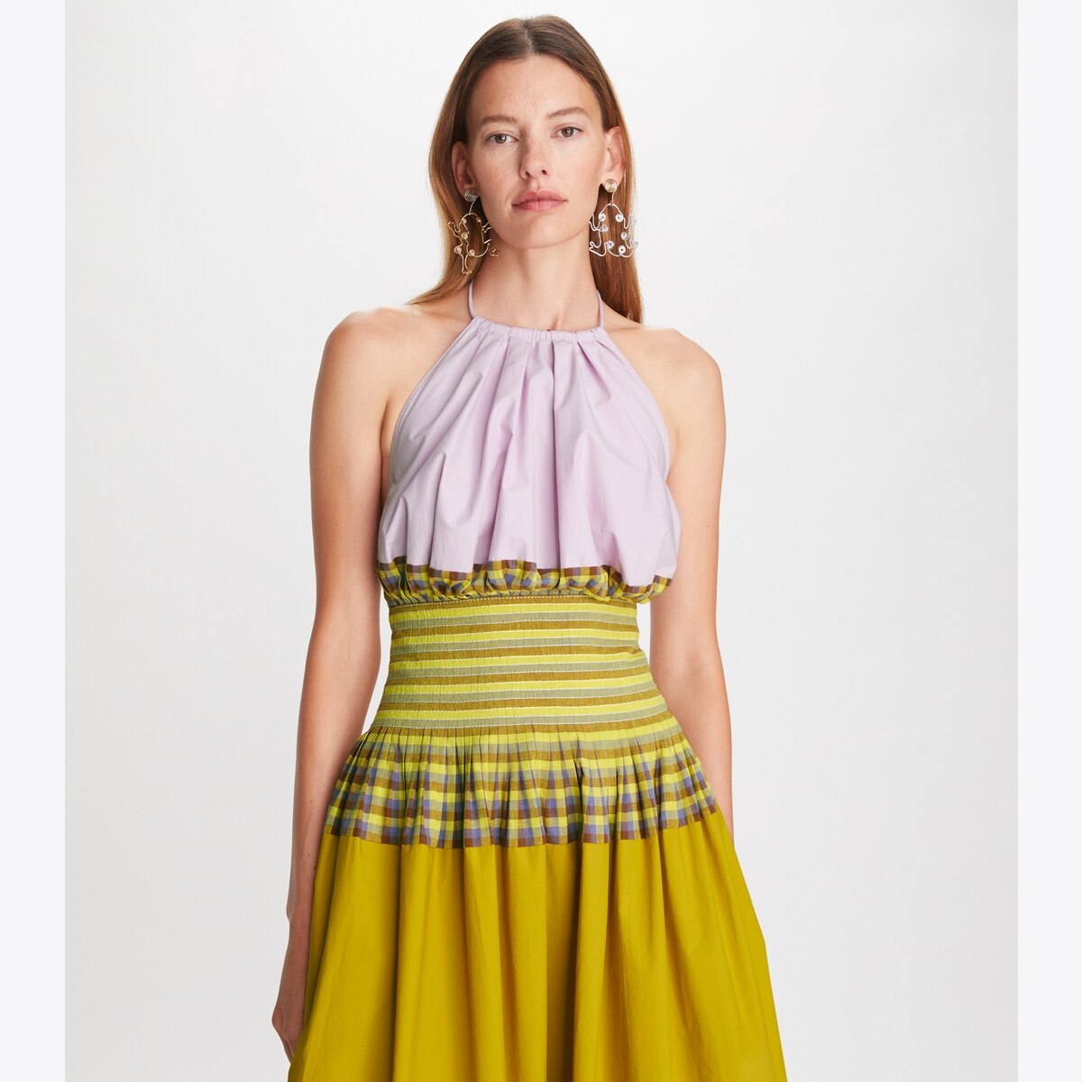 【まとめ買い】 Women's Dress: Colorblock Plaid Veronica Clothing Dresses | スカート