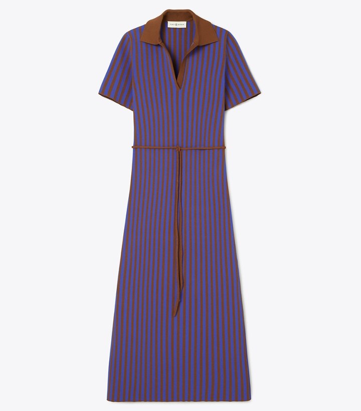 Vertical Stripe Dress: Women's Designer Dresses | Tory Burch