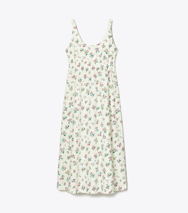 Tory Burch diseñador vestidos Vestido de popelina Bonded en Multi Ditsy Floral frente