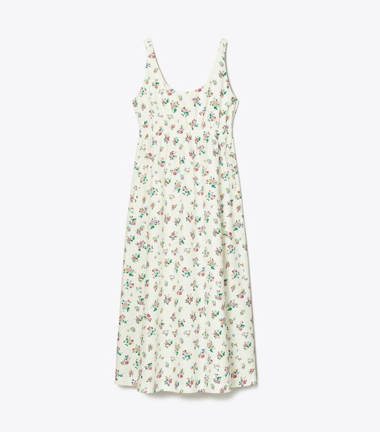 Tory Burch diseñador vestidos Vestido de popelina Bonded en Multi Ditsy Floral frente