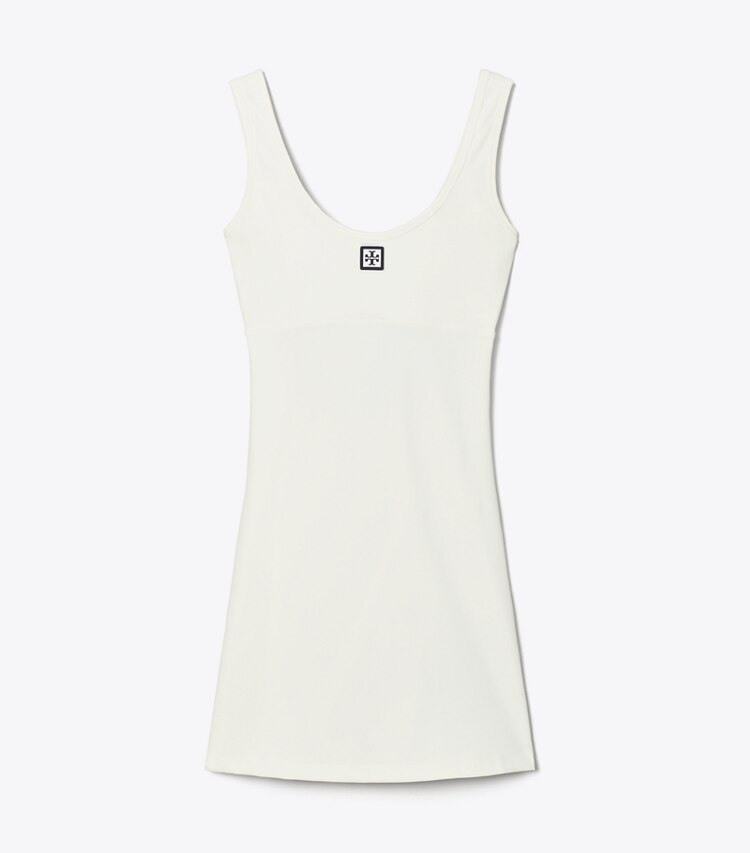 Tory Burch diseñador vestidos Vestido de tenis de corte en A en Snow White frente