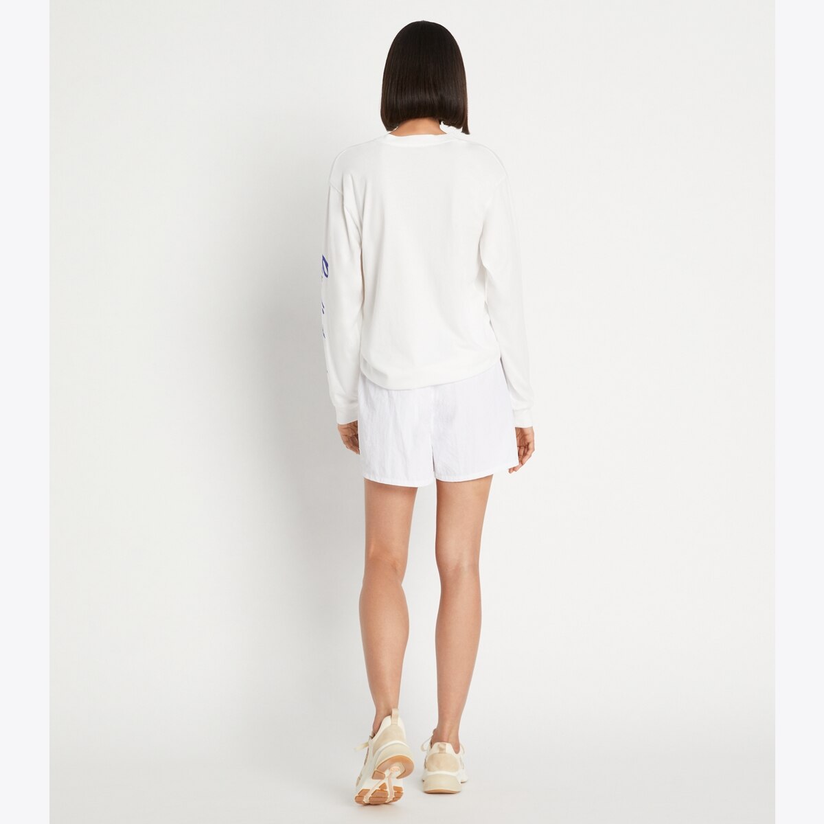Vintage Graphic Long-Sleeve Tee: Women's Designer Tops | Tory Sport