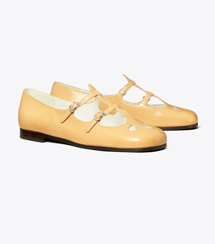 Tory Burch designer flats Violet Mary Jane in CANTUCCI angle