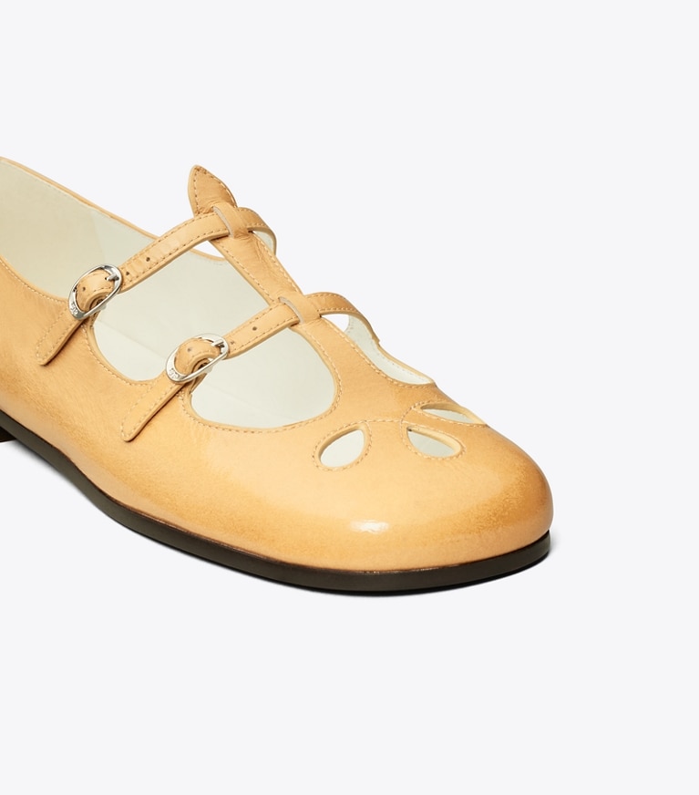 Tory Burch designer flats Violet Mary Jane in CANTUCCI angle