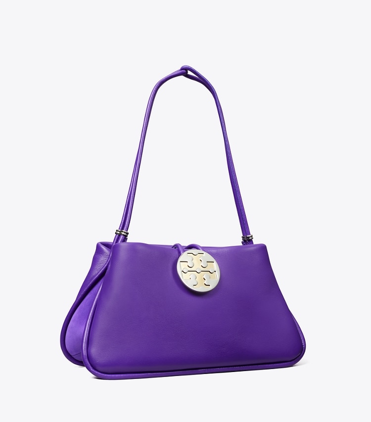 Tory Burch designer shoulder bags Violet Shoulder Bag in Electric Plum angle