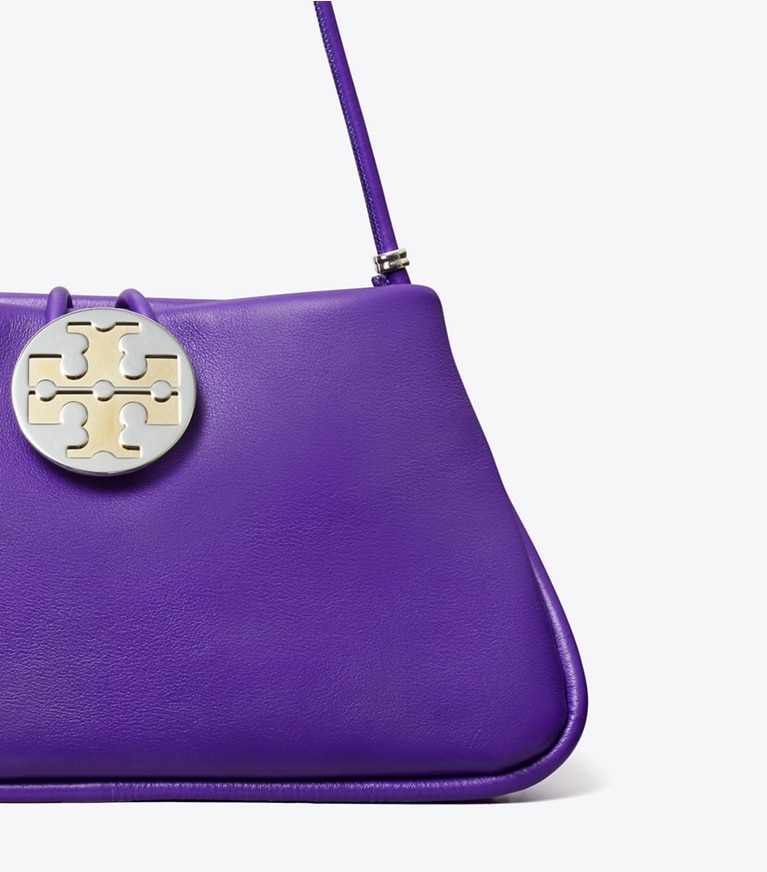 Tory Burch designer shoulder bags Violet Shoulder Bag in Electric Plum angle