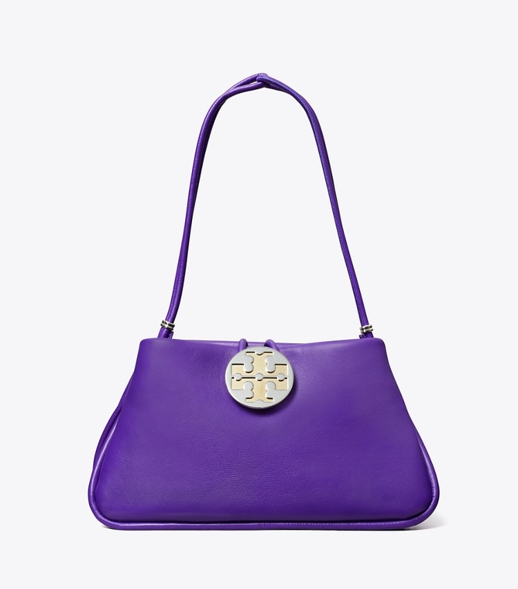 Tory Burch designer shoulder bags Violet Shoulder Bag in Electric Plum front