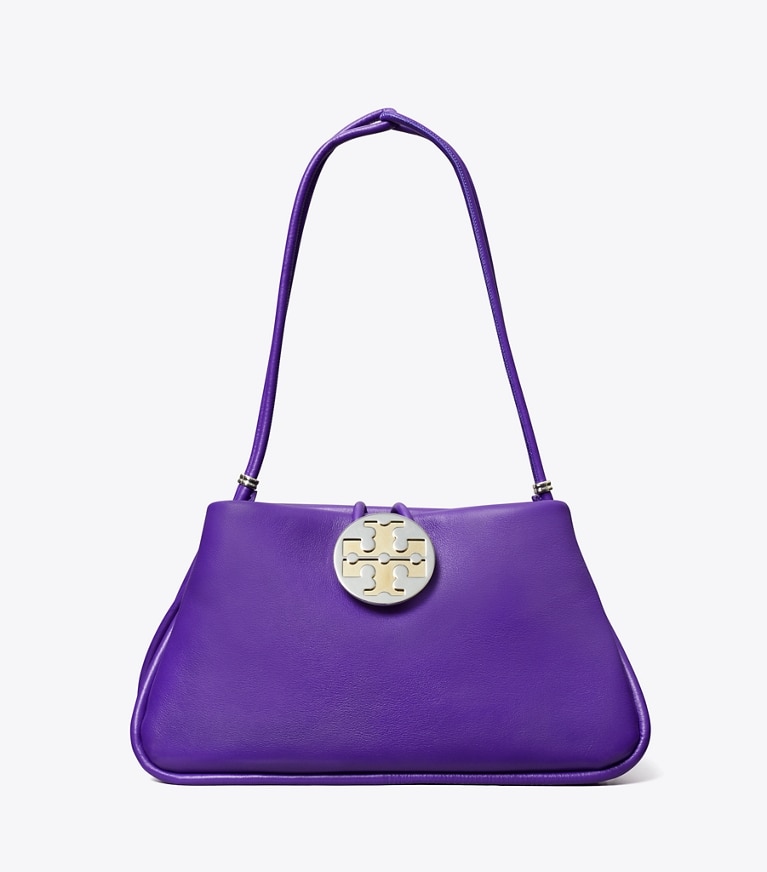 Tory Burch designer shoulder bags Violet Shoulder Bag in Electric Plum angle